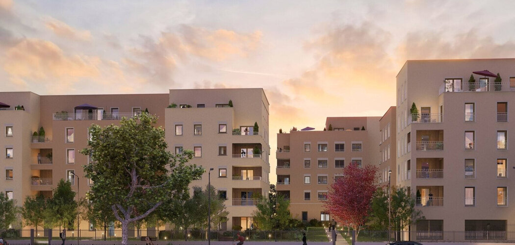 Programme immobilier neuf Résidence SOLINE - Vaulx-en-Velin proche centre commercial et métro A (69120) - Référence : 16032