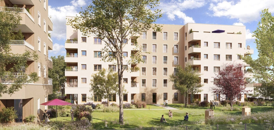 Programme immobilier neuf Résidence SOLINE - Vaulx-en-Velin proche centre commercial et métro A (69120) - Référence : 16032