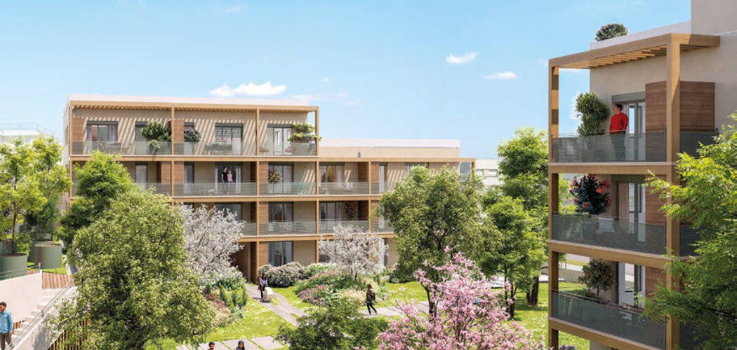 Programme immobilier neuf NATURE EN VILLE - Vaulx-en-Velin proche mairie et futur tramway T9 (69120) - Référence : 16031