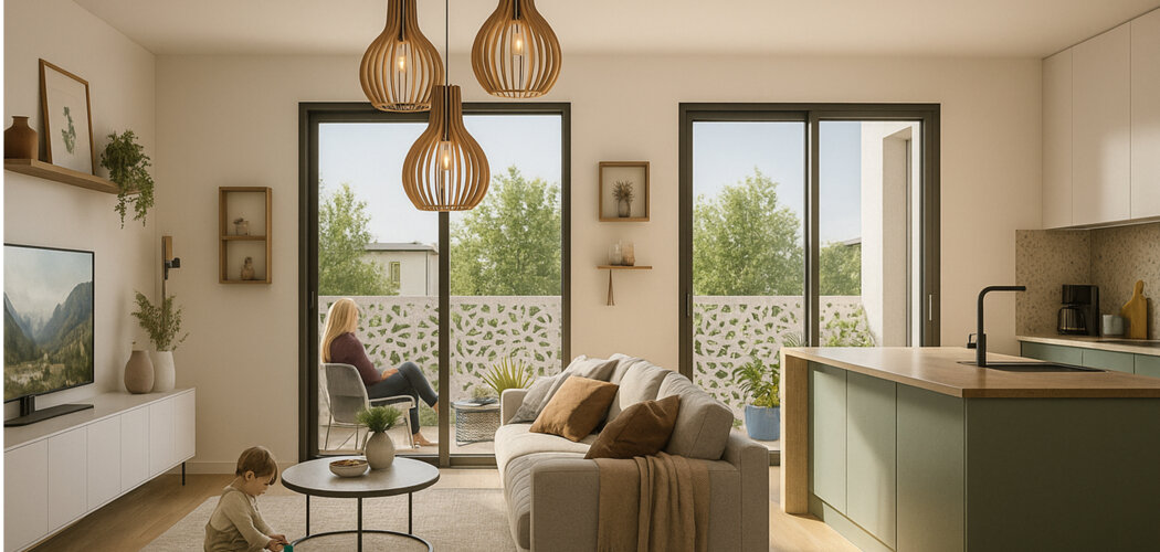 Programme immobilier neuf PATIO VILLAGE - TVA 5,5% - Vaulx-en-Velin Village proche transports et commodités (69120) - Référence : 16033
