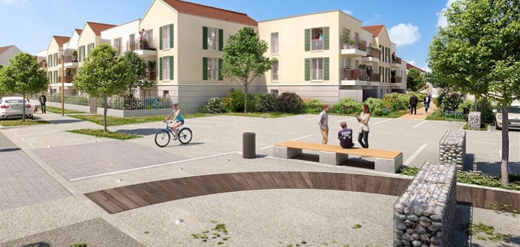 Programme immobilier neuf Villa des Ormessons - Vaux-le-Pénil : Appartements T2–T5 avec loggias, balcons et RT2012 proche de la mairie (77000) - Référence : 5886