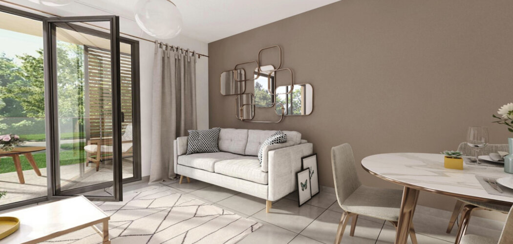 Programme immobilier neuf Les Agapanthes - Velaux : Appartements T2–T4 avec terrasses, jardins arborés et parking privatif proche du centre du village (13880) - Référence : 6136