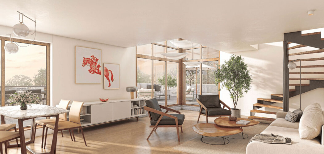 Programme immobilier neuf LINEA ROSA - Vélizy Villacoublay appartements lumineux près des pôles économiques (78140) - Référence : 17610