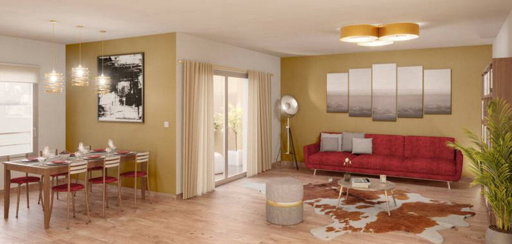 Programme immobilier neuf Lou Marques - Vendargues : Appartements T2–T4 avec terrasses, parking sécurisé et proximité centre-ville (34740) - Référence : 14622