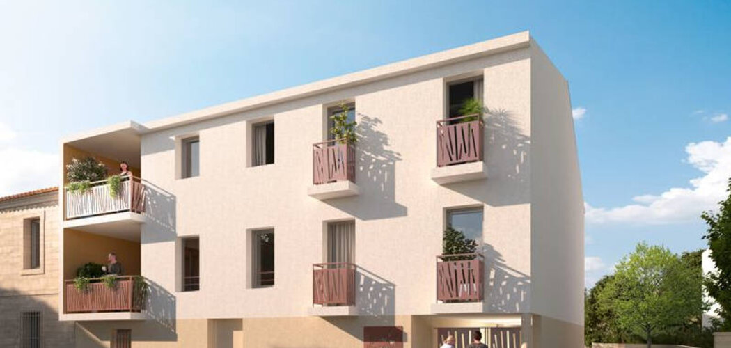 Programme immobilier neuf Lou Marques - Vendargues : Appartements T2–T4 avec terrasses, parking sécurisé et proximité centre-ville (34740) - Référence : 14622