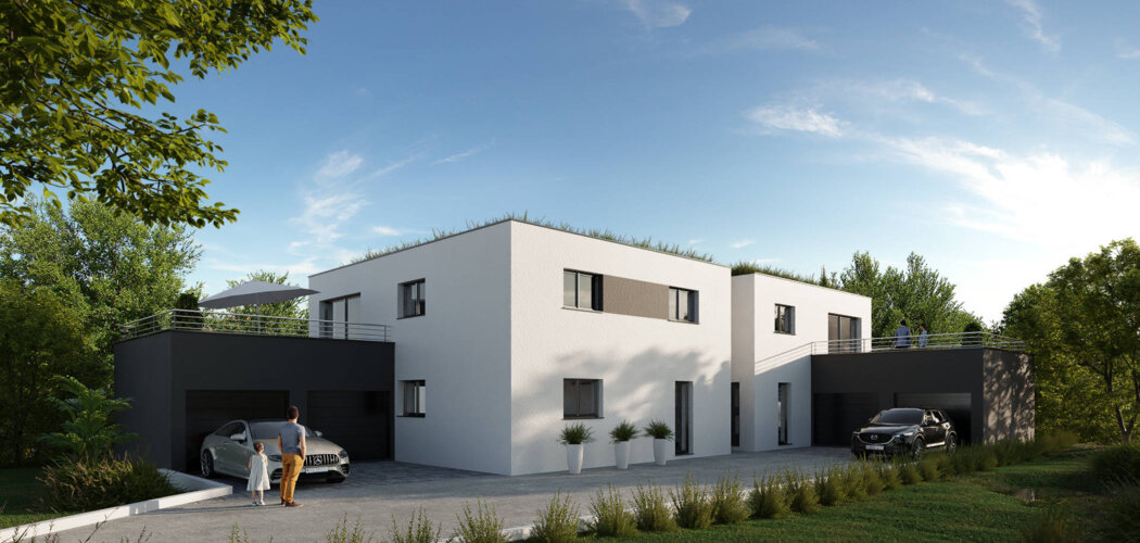 Programme immobilier neuf LES DUOS DES IMPRESSIONISTES - Vendenheim : appartements neufs 4 pièces à deux pas de la gare (67550) - Référence : 7885