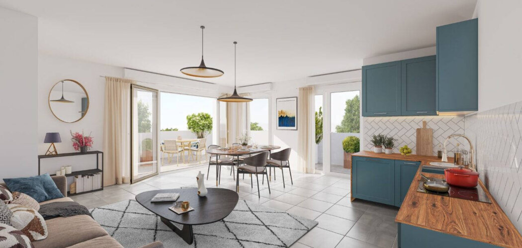 Programme immobilier neuf Le 349 - Moulin à vent - Vénissieux à 20 minutes du Parc Blandan (69200) - Référence : 15993