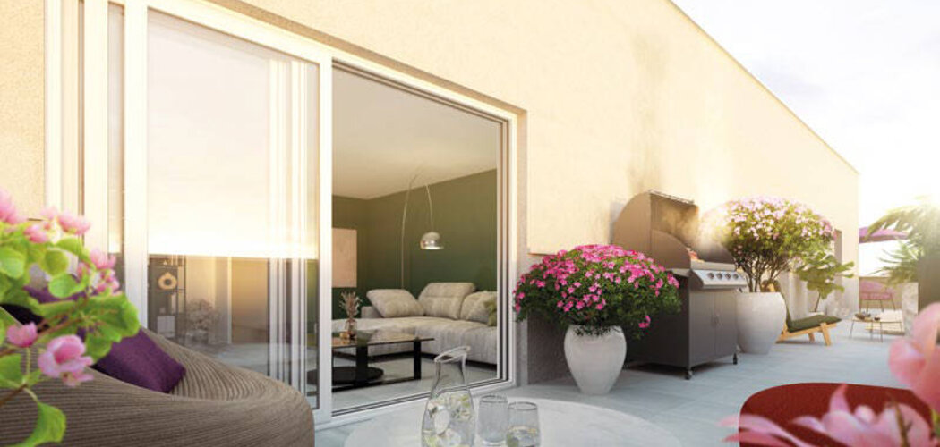 Programme immobilier neuf EN VUE - Vénissieux : appartements neufs du 2 au 4 pièces face au parc du Clos Layat (69200) - Référence : 15178