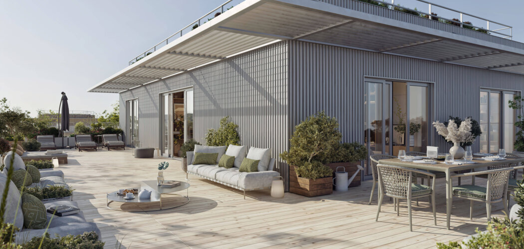 Programme immobilier neuf L'archipel - Vénissieux : appartements neufs du studio au 5 pièces en ZAC Grand Parilly (69200) - Référence : 15094