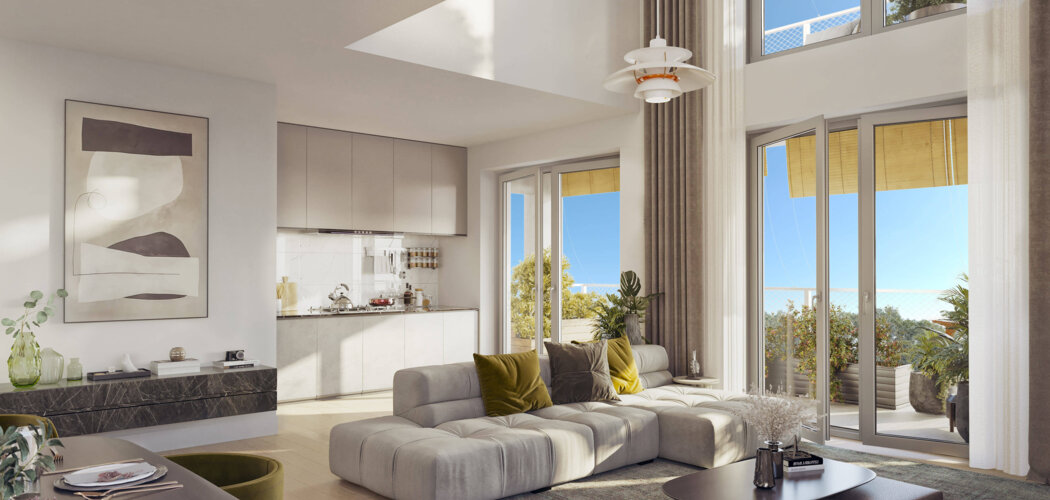 Programme immobilier neuf L'archipel - Vénissieux : appartements neufs du studio au 5 pièces en ZAC Grand Parilly (69200) - Référence : 15094