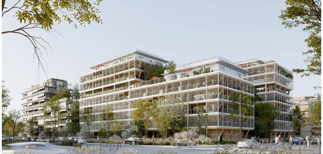 Programme immobilier neuf L'archipel - Vénissieux : appartements neufs du studio au 5 pièces en ZAC Grand Parilly (69200) - Référence : 15094