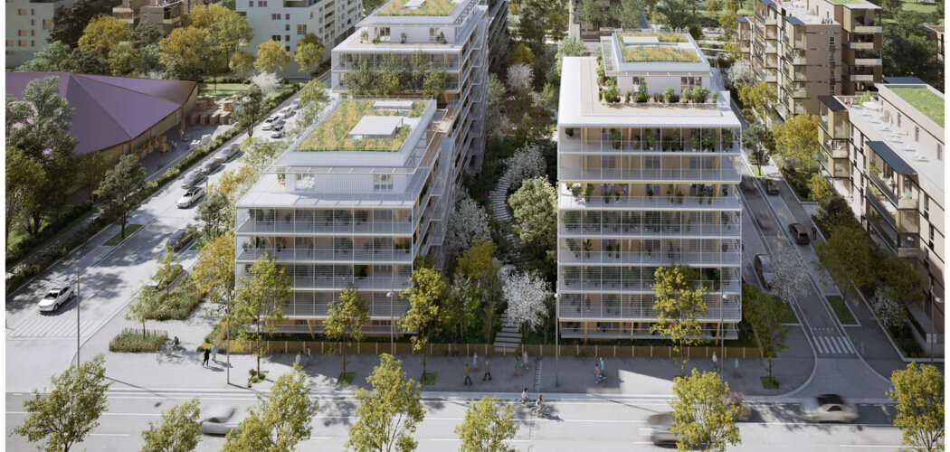 Programme immobilier neuf L'archipel - Vénissieux : appartements neufs du studio au 5 pièces en ZAC Grand Parilly (69200) - Référence : 15094
