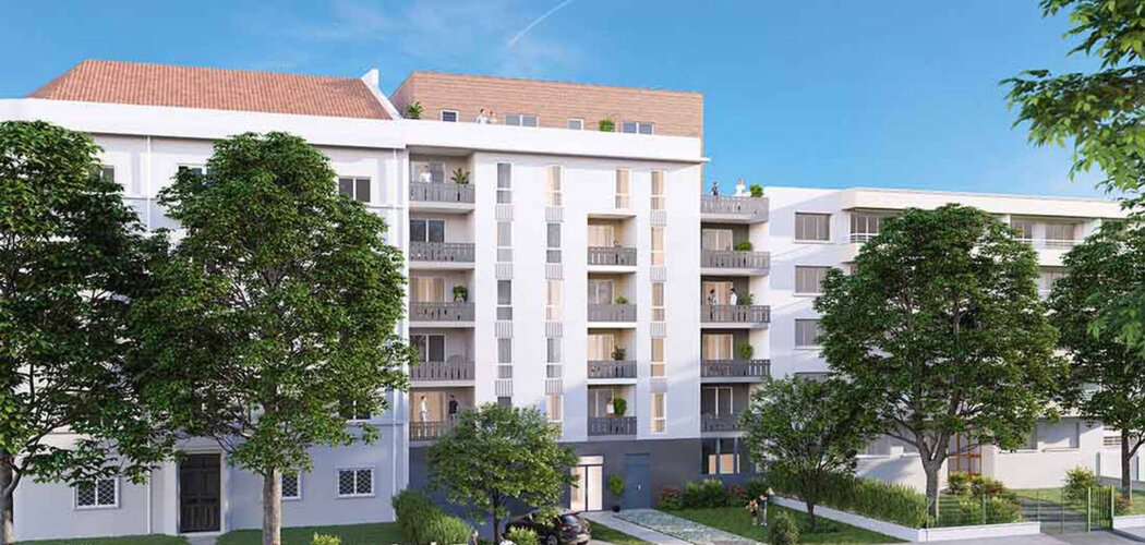 Programme immobilier neuf SERENITY - Vénissieux : Appartements studio–T4 avec terrasses, parking et proximité tramway T6 (69200) - Référence : 17140