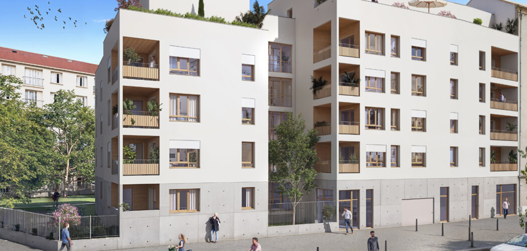 Programme immobilier neuf Alizé - Vénissieux aux portes de Lyon à 11 min du T6 (69200) - Référence : 17466