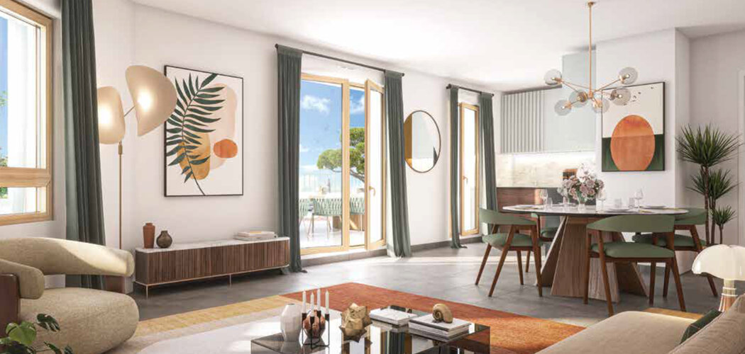 Programme immobilier neuf L'Emeraude - Vénissieux Moulin à Vent proche des tramways T4 et T6 (69200) - Référence : 15997