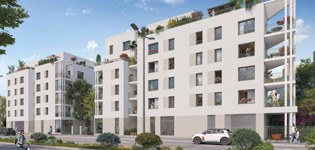 Programme immobilier neuf L'Emeraude - Vénissieux Moulin à Vent proche des tramways T4 et T6 (69200) - Référence : 15997