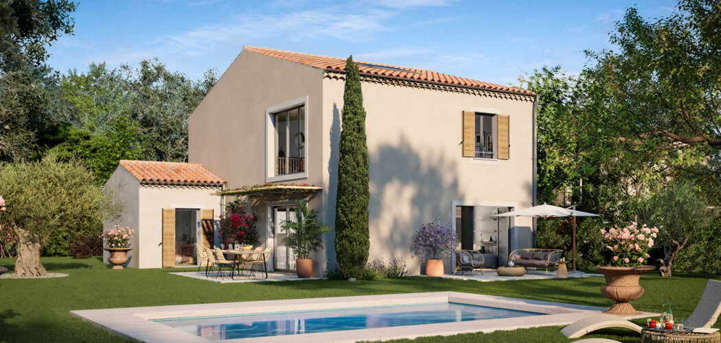 Programme immobilier neuf DOMAINE OLEA - Ventabren villas proches des commerces et d’Aix-en-Provence (13122) - Référence : 18619