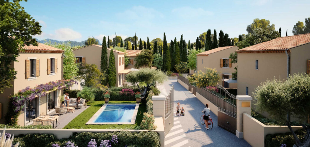 Programme immobilier neuf DOMAINE OLEA - Ventabren villas proches des commerces et d’Aix-en-Provence (13122) - Référence : 18619