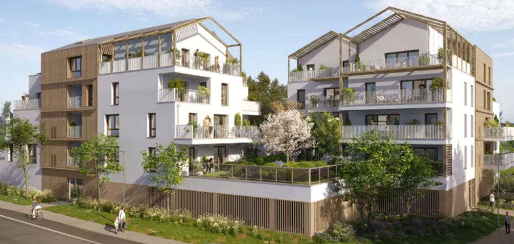 Programme immobilier neuf VAL PEILLAC - Vern-sur-Seiche résidence verdoyante près de la gare (35770) - Référence : 17589