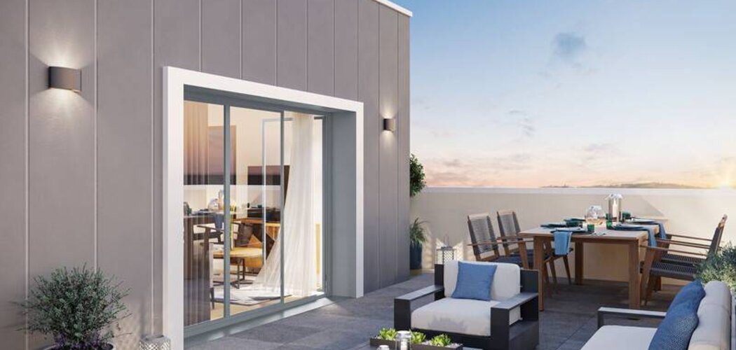 Programme immobilier neuf Le Jardin des Officiers - Vernon : appartements neufs sur les berges de Seine, à 15 min du centre-ville (27200) - Référence : 14686