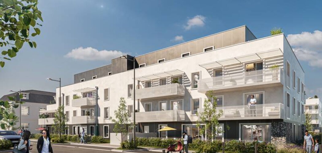 Programme immobilier neuf Le Jardin des Officiers - Vernon : appartements neufs sur les berges de Seine, à 15 min du centre-ville (27200) - Référence : 14686