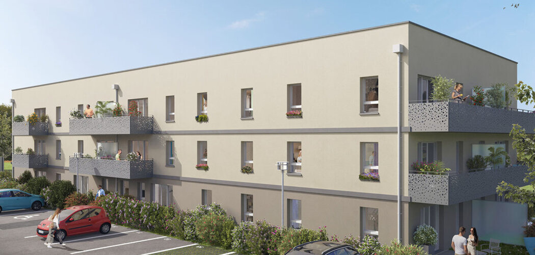 Programme immobilier neuf L'OREE DES BOIS / BOIS JOLIS - Vernouillet : 24 appartements neufs en ZAC du Bois Chapitre (28500) - Référence : 12031