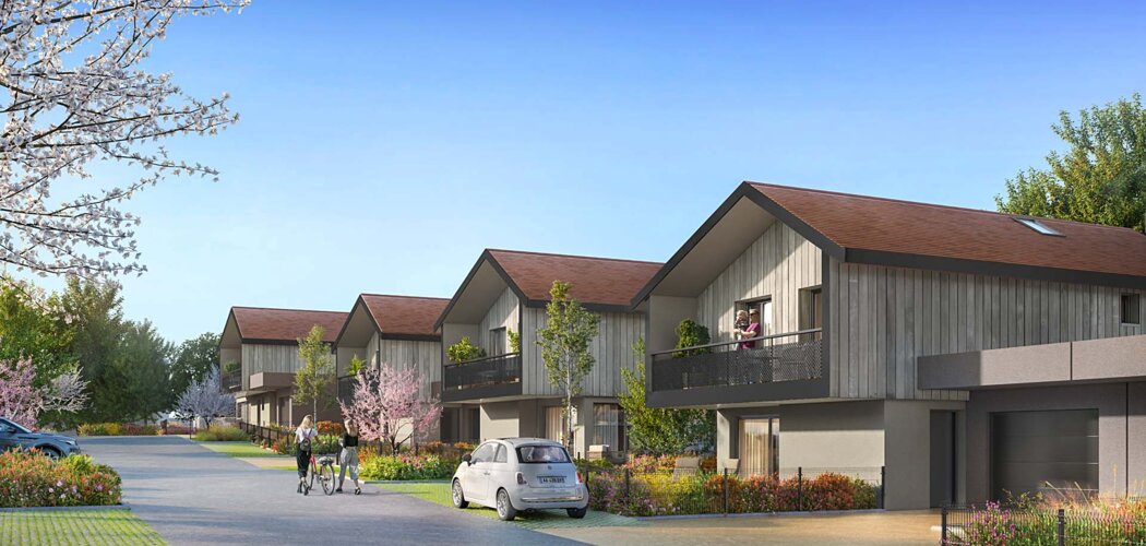 Programme immobilier neuf Résidence PRECHARMANT - Versonnex aux portes du centre de Genève (01210) - Référence : 8935