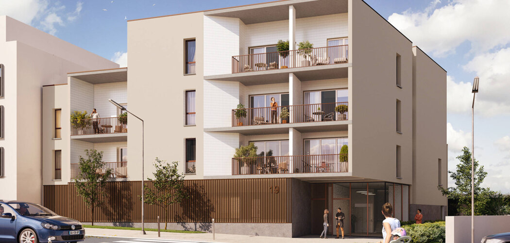 Programme immobilier neuf CANOPÉE II - Vertou à deux pas du parc de la Douve (44120) - Référence : 11574