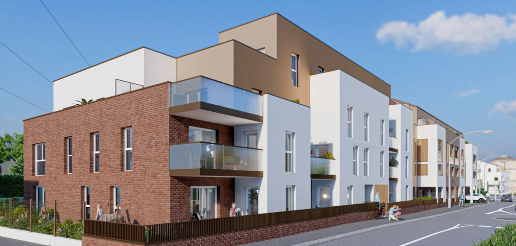 Programme immobilier neuf COEUR VEZIN - Vezin-le-Coquet : appartements neufs T2–T4 à 5 km du centre de Rennes (35132) - Référence : 15279