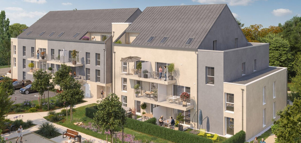 Programme immobilier neuf L'ECRIN - Vezin-le-Coquet au coeur du centre ville (35132) - Référence : 15283