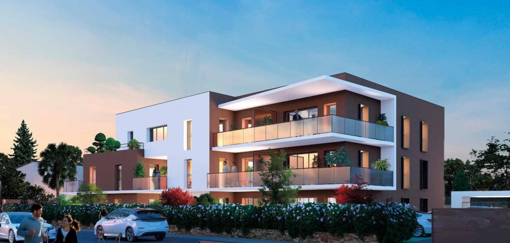 Programme immobilier neuf carré vias - Vias, résidence neuve à 400 m de la Mairie et proche d’Agde (34450) - Référence : 9109