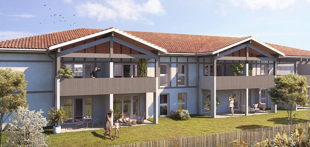 Programme immobilier neuf LE CLOS D'HUCHET - Vielle-Saint-Girons résidence à proximité de la  plage (40560) - Référence : 15452