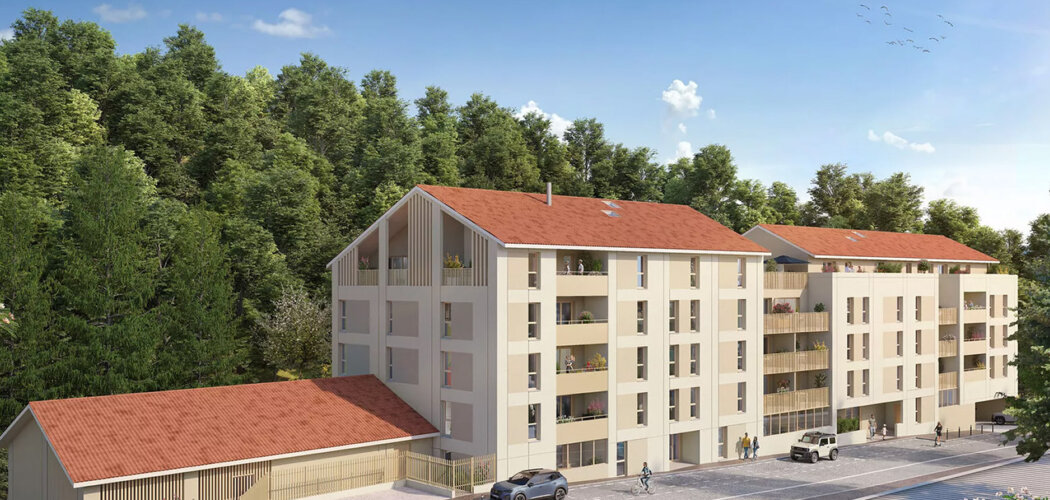 Programme immobilier neuf Rive et Colline - Vienne cadre verdoyant proche train pour Lyon (38200) - Référence : 17242
