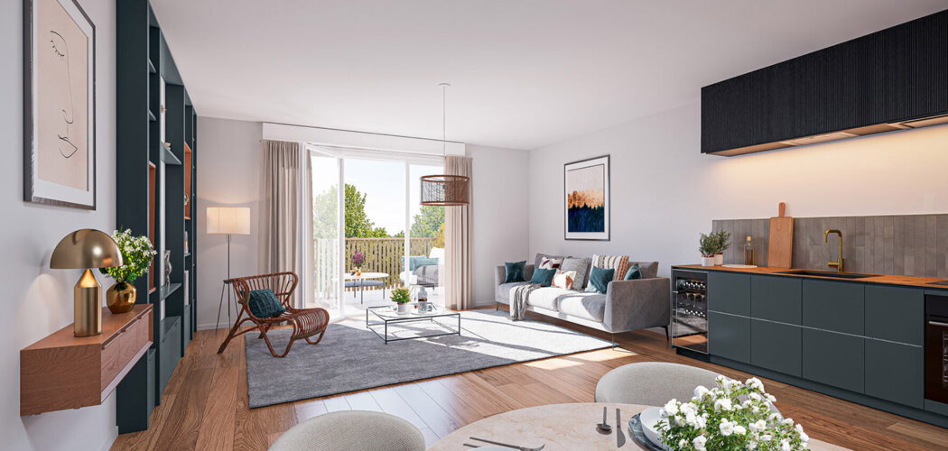 Programme immobilier neuf Belvédère de la Sévenne - Vienne logements lumineux sur les hauteurs proche centre ville (38200) - Référence : 17451