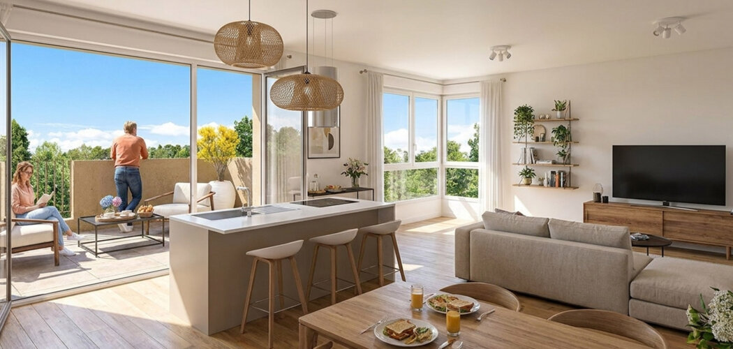 Programme immobilier neuf Belvédère de la Sévenne - Vienne logements lumineux sur les hauteurs proche centre ville (38200) - Référence : 17451