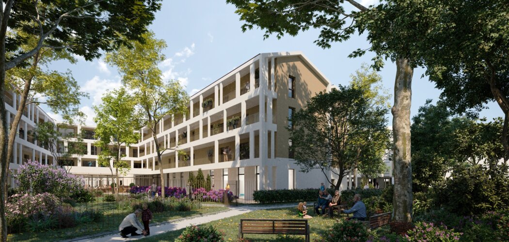 Programme immobilier neuf LES BALCONS DE LA PYRAMIDE - Vienne résidence senior en plein environnement verdoyant (38200) - Référence : 15459