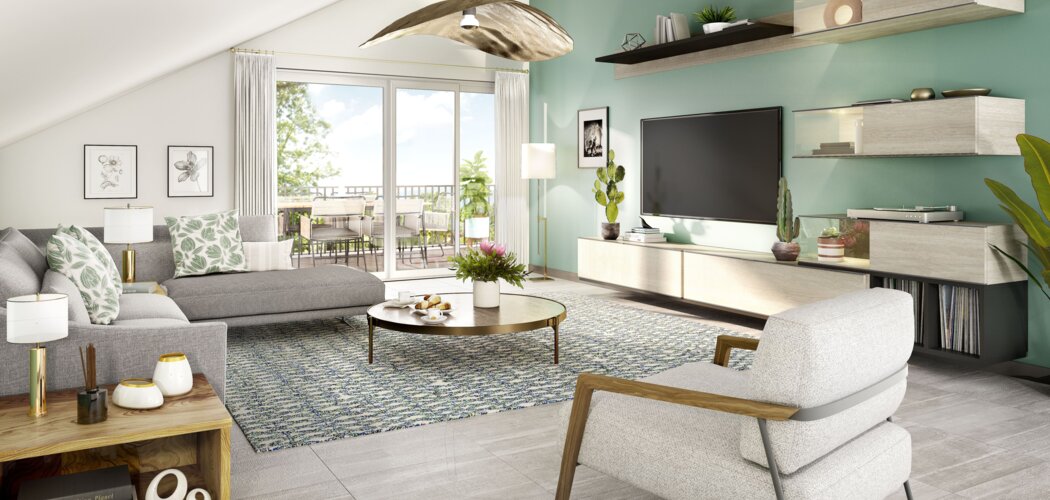 Programme immobilier neuf Prairies du Breuil - Vif : 32 appartements neufs du 2 au 4 pièces dans un parc de 6000 m² proche du centre (38450) - Référence : 15454