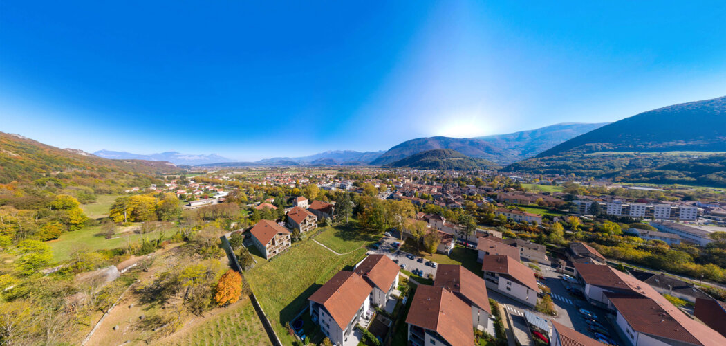 Programme immobilier neuf Prairies du Breuil - Vif : 32 appartements neufs du 2 au 4 pièces dans un parc de 6000 m² proche du centre (38450) - Référence : 15454