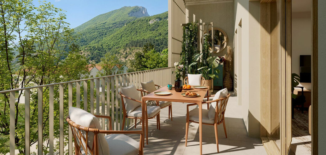 Programme immobilier neuf Les Jardins d'Aimé : Mini-collectif - Vif appartements lumineux aux portes du Vercors (38450) - Référence : 17522