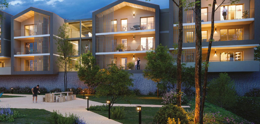 Programme immobilier neuf Les Jardins d'Aimé : Mini-collectif - Vif appartements lumineux aux portes du Vercors (38450) - Référence : 17522