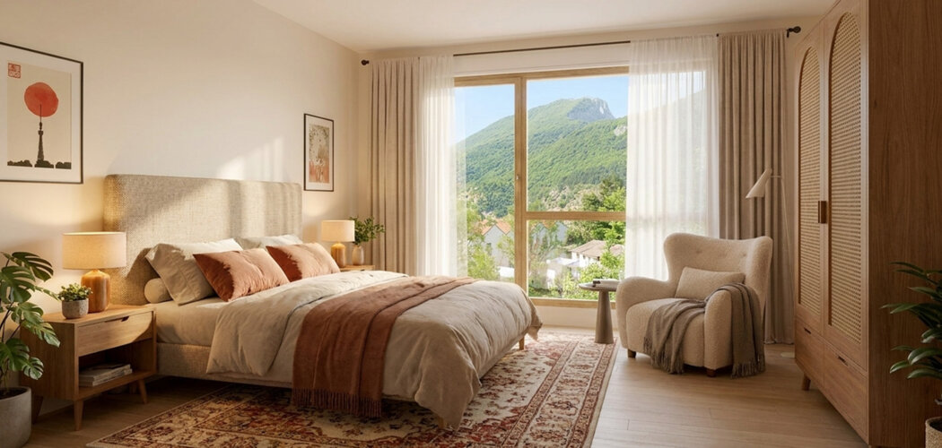 Programme immobilier neuf Les Jardins d'Aimé - Vif , appartements T2 à T4 avec extérieur près de Grenoble (38450) - Référence : 17537