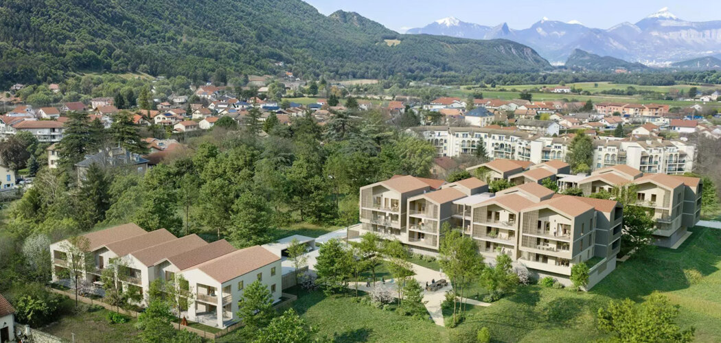 Programme immobilier neuf Les Jardins d'Aimé - Vif , appartements T2 à T4 avec extérieur près de Grenoble (38450) - Référence : 17537