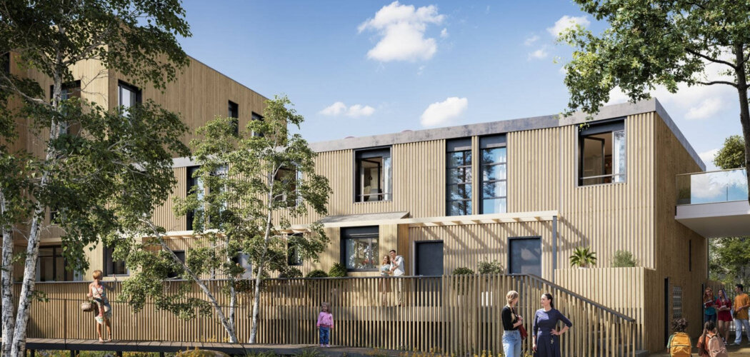 Programme immobilier neuf L'APARTÉ - Vigneux-sur-Seine : appartements et maisons neuves du 2 au 5 pièces proche de la gare RER D (91270) - Référence : 14954