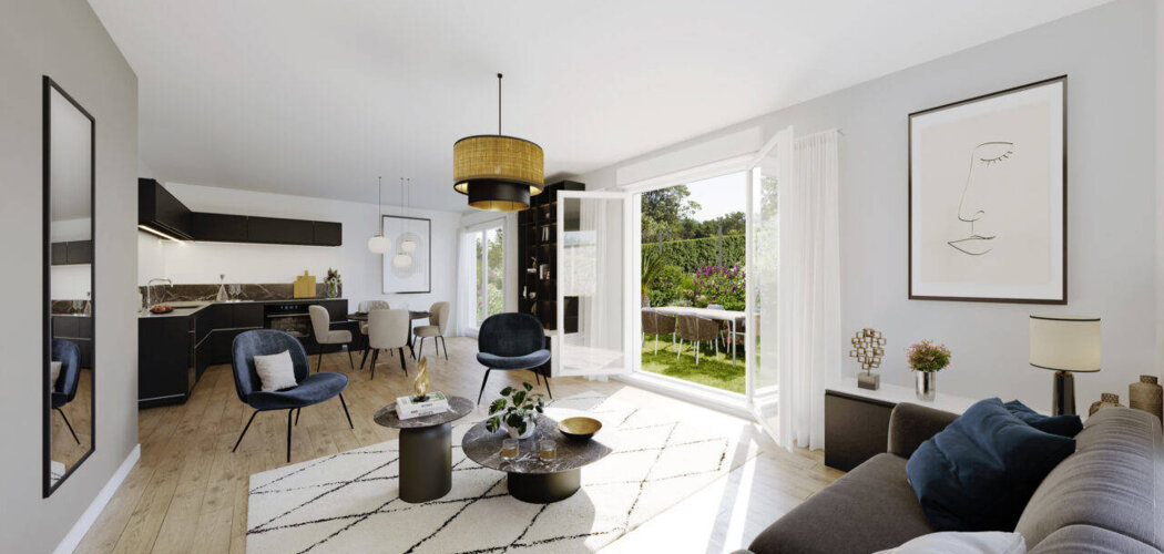 Programme immobilier neuf O'Coeur Village - Villabé : Appartements T2–T5 avec jardins, terrasses et parking en centre-ville proche RER D (91100) - Référence : 10846