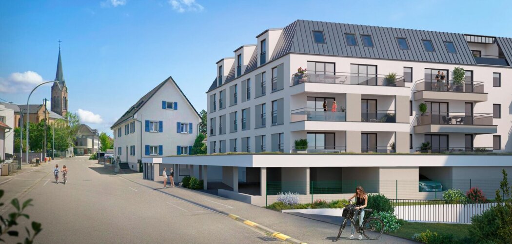 Programme immobilier neuf Cœur Village - Village-Neuf proche de Bâle et de l’Allemagne (68128) - Référence : 18264