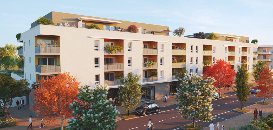 Programme immobilier neuf URBANIA - Villefontaine : appartements neufs studio–T4 dans un quartier résidentiel calme (38090) - Référence : 15428