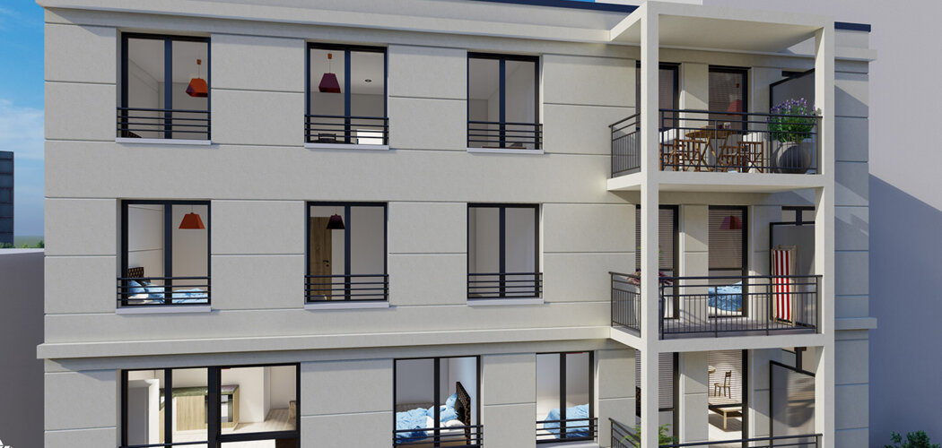 Programme immobilier neuf LES JARDINS DE PARIS - Villejuif à deux pas du métro 7 (94800) - Référence : 12621