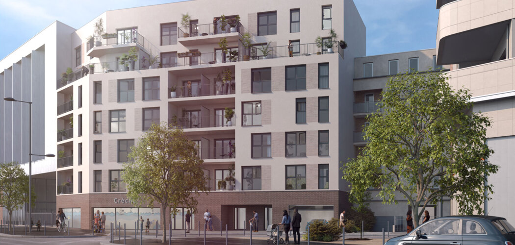 Programme immobilier neuf IMPULSION - Villejuif : appartements neufs du studio au 5 pièces proche du métro 7 Aragon (94800) - Référence : 15020