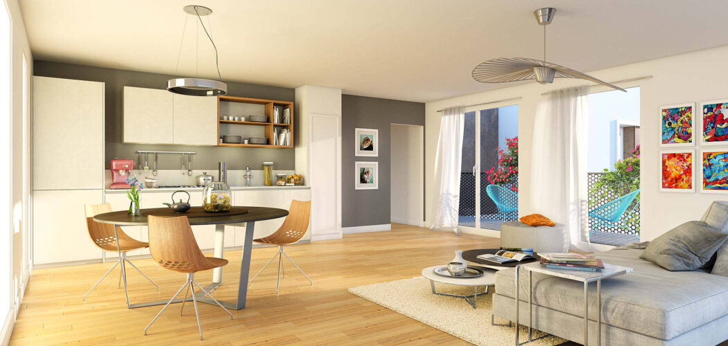 Programme immobilier neuf Les Jardins d'Aragon - Villejuif : Appartements studio–T5 avec terrasses, parking souterrain et luminosité proche du métro et tramway (94800) - Référence : 14242