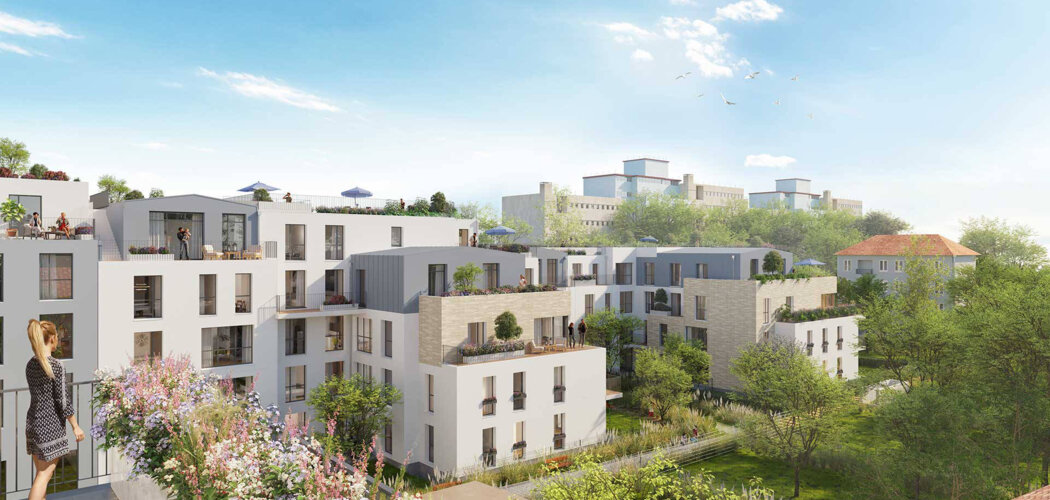 Programme immobilier neuf Les Jardins d'Aragon - Villejuif : Appartements studio–T5 avec terrasses, parking souterrain et luminosité proche du métro et tramway (94800) - Référence : 14242
